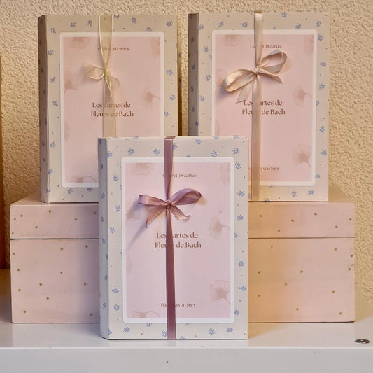 Coffret "Oracle de 38 cartes illustrées – Fleurs de Bach pour vos émotions"